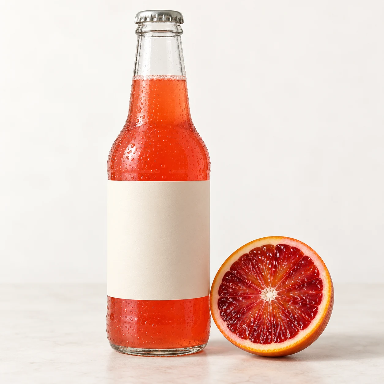 Blood orange soda